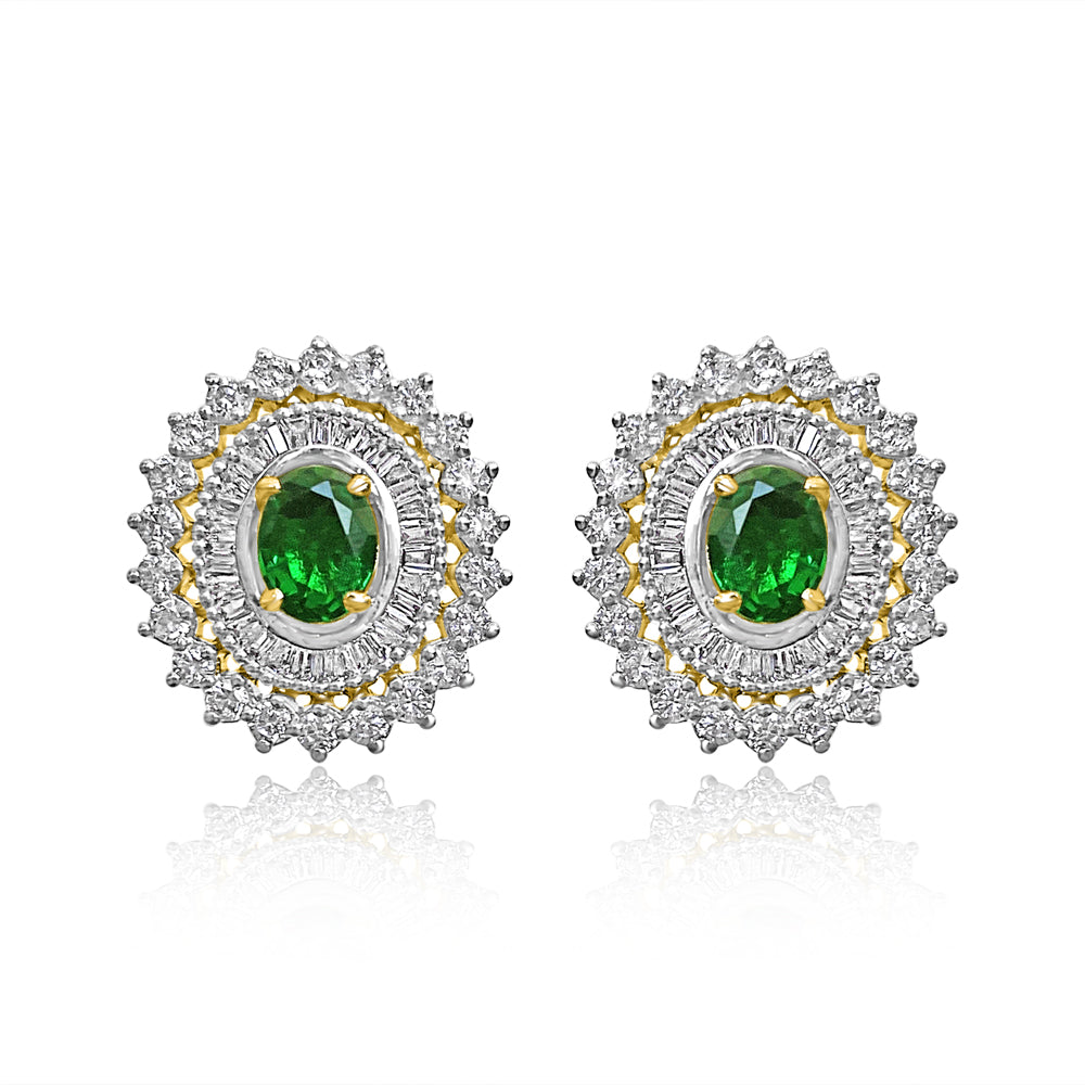 Oval Green Tops