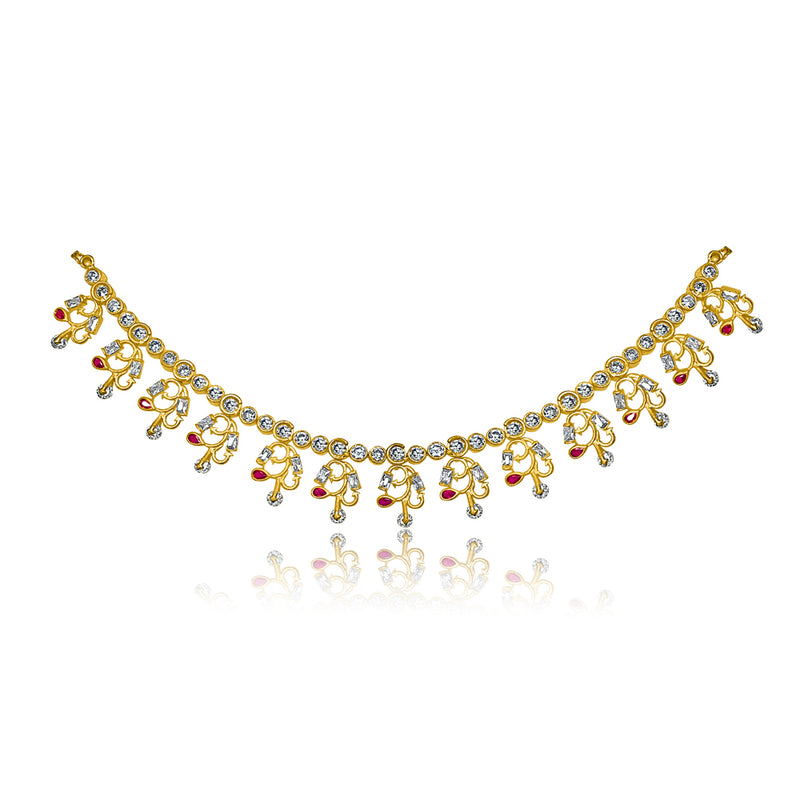 Motif Drop Necklace