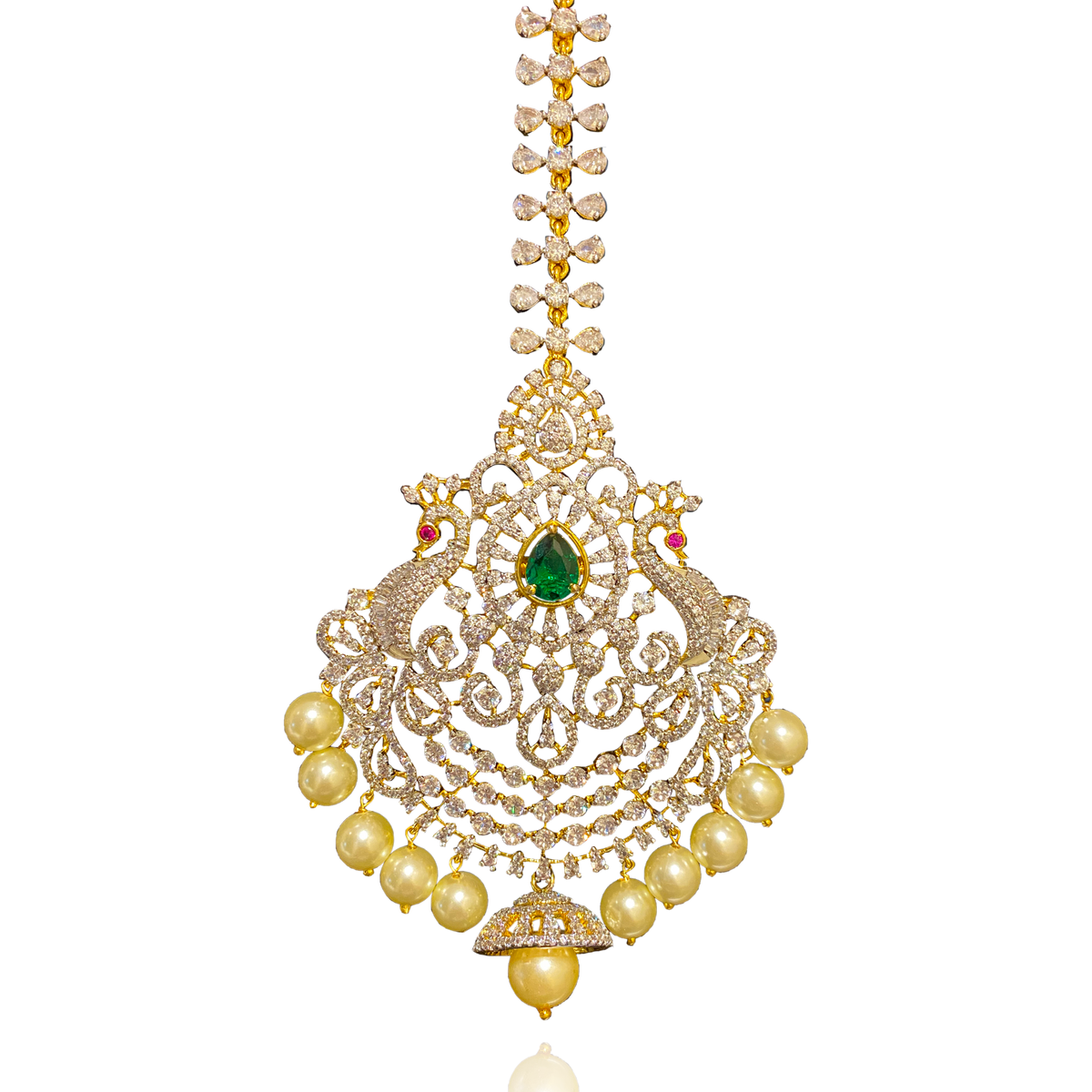 Peacock Spectacle - Statement Mangtikka