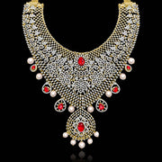 Perfect Expression of Grandness - Heavy Bridal Necklace
