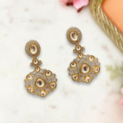 Poise - CZ Polki Earrings