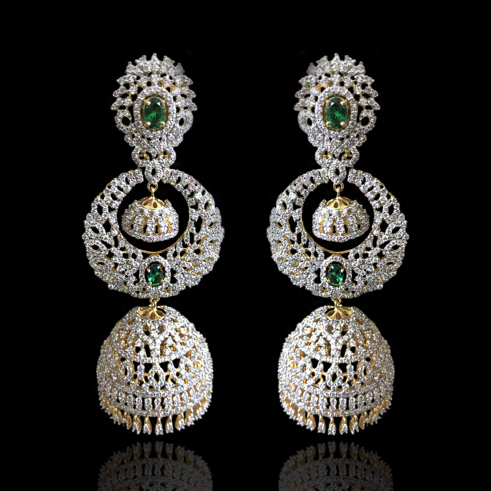 Heavy sales jhumkas online