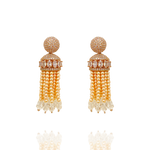 Cocktail Earrings  Rose Gold