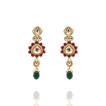 Moissanite Polki Earrings