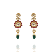 Moissanite Polki Earrings