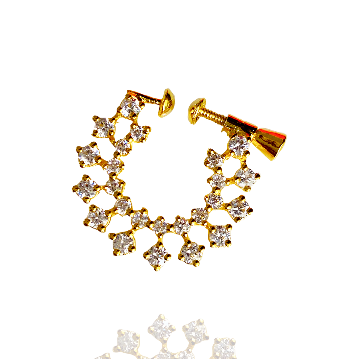 Latest nath designs in gold sale
