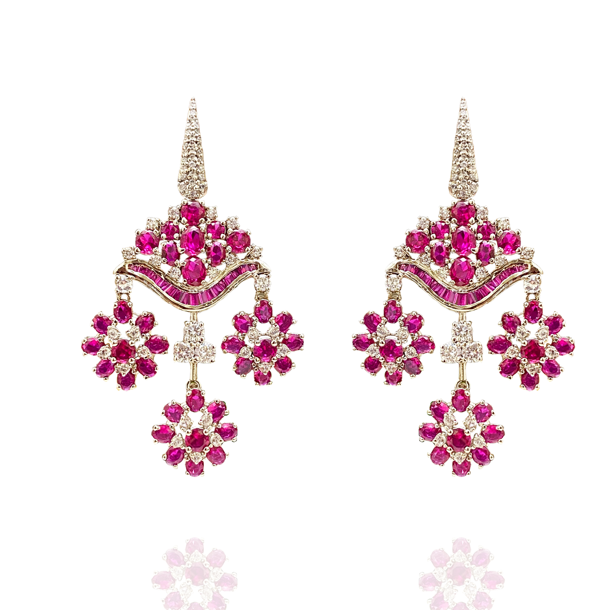 Springtime Brilliance - Cocktail Earring Design