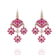 Springtime Brilliance - Cocktail Earring Design