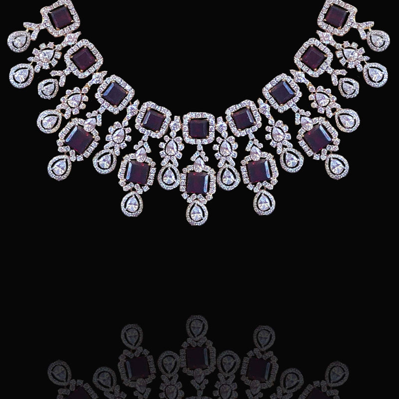 latest diamond necklace design