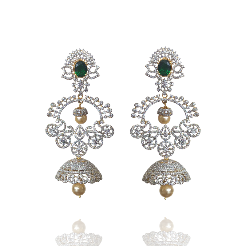 Timeless - CZ Jhumkas Designs