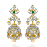 Heavy Jhumkas for South Indian Brides