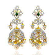 Heavy Jhumkas for South Indian Brides