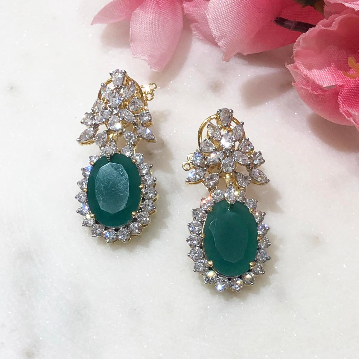 Emerald earrings price deals