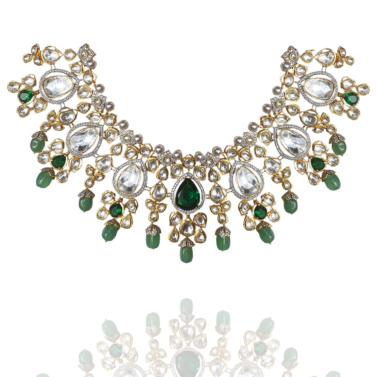 CZ Polki Necklace